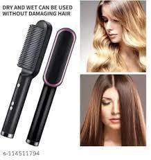 Professional Electric Hair Straightener Comb Brush