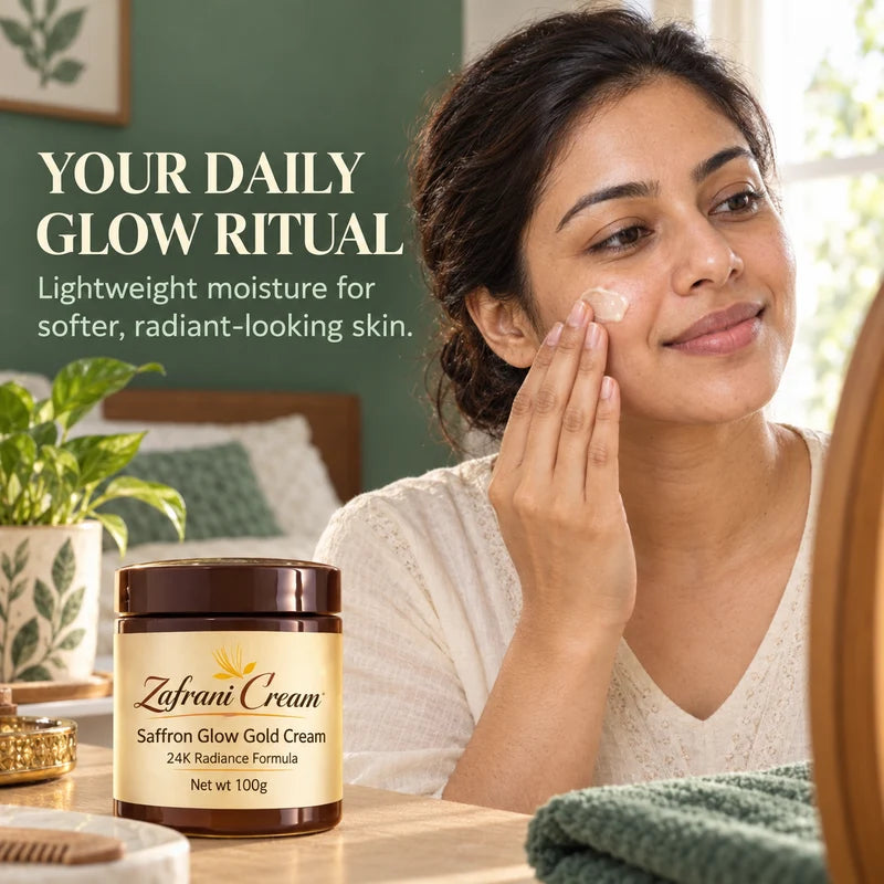Magic Glow 24K Gold & Saffron Cream – Deep Hydration & Radiant Skin